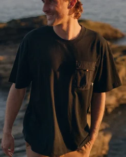 Herren Travel Pocket T-Shirt mit entspannter Passform