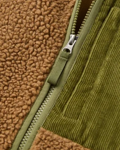 Herren Trekker Deep Pile Sherpa Top