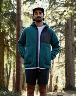 Herren Ventura Full Zip Sherpa Fleece – Mediterran