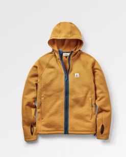 Herren Vertical Reißverschluss Kapuzenfleece