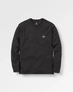 Herren Vita natürliches Langarmshirt entspannte Passform
