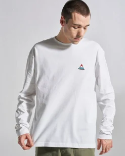 Herren Vita natürliches Langarmshirt entspannte Passform