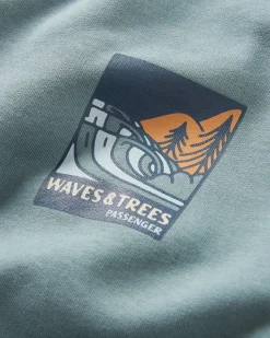 Herren Waves & Trees Bio-Baumwoll-Sweatshirt