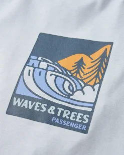 Herren Waves & Trees Bio-Baumwoll-T-Shirt