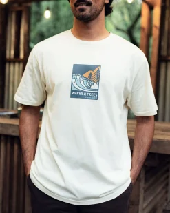 Herren Waves & Trees Bio-Baumwoll-T-Shirt