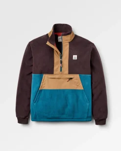 Herren Woodland Hoodless 1/2 Zip Polartec Fleece mit 1/2 Reißverschluss