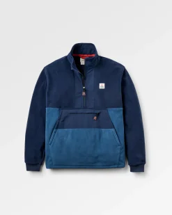 Herren Woodland Hoodless 1/2 Zip Polartec Fleece mit 1/2 Reißverschluss