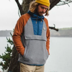 Herren Woodland 1/2 Zip Polar Fleece