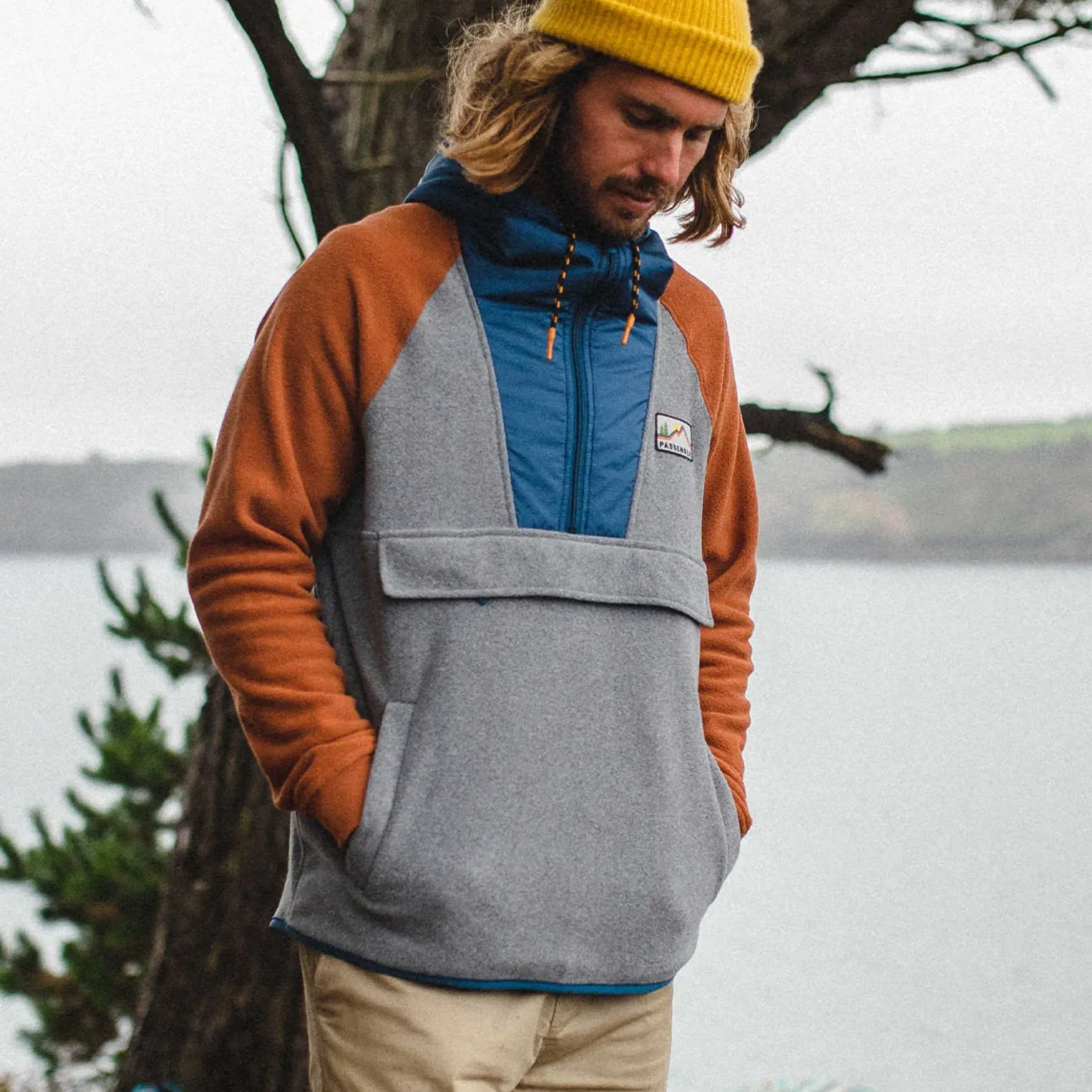 Herren Woodland 1/2 Zip Polar Fleece