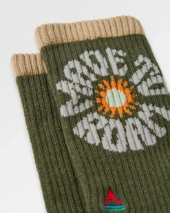 Made To Roam Grafik-Crew-Socken