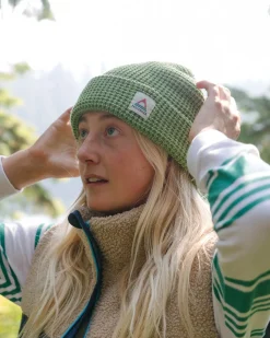 Moss Doppellagen-Waffel-Beanie