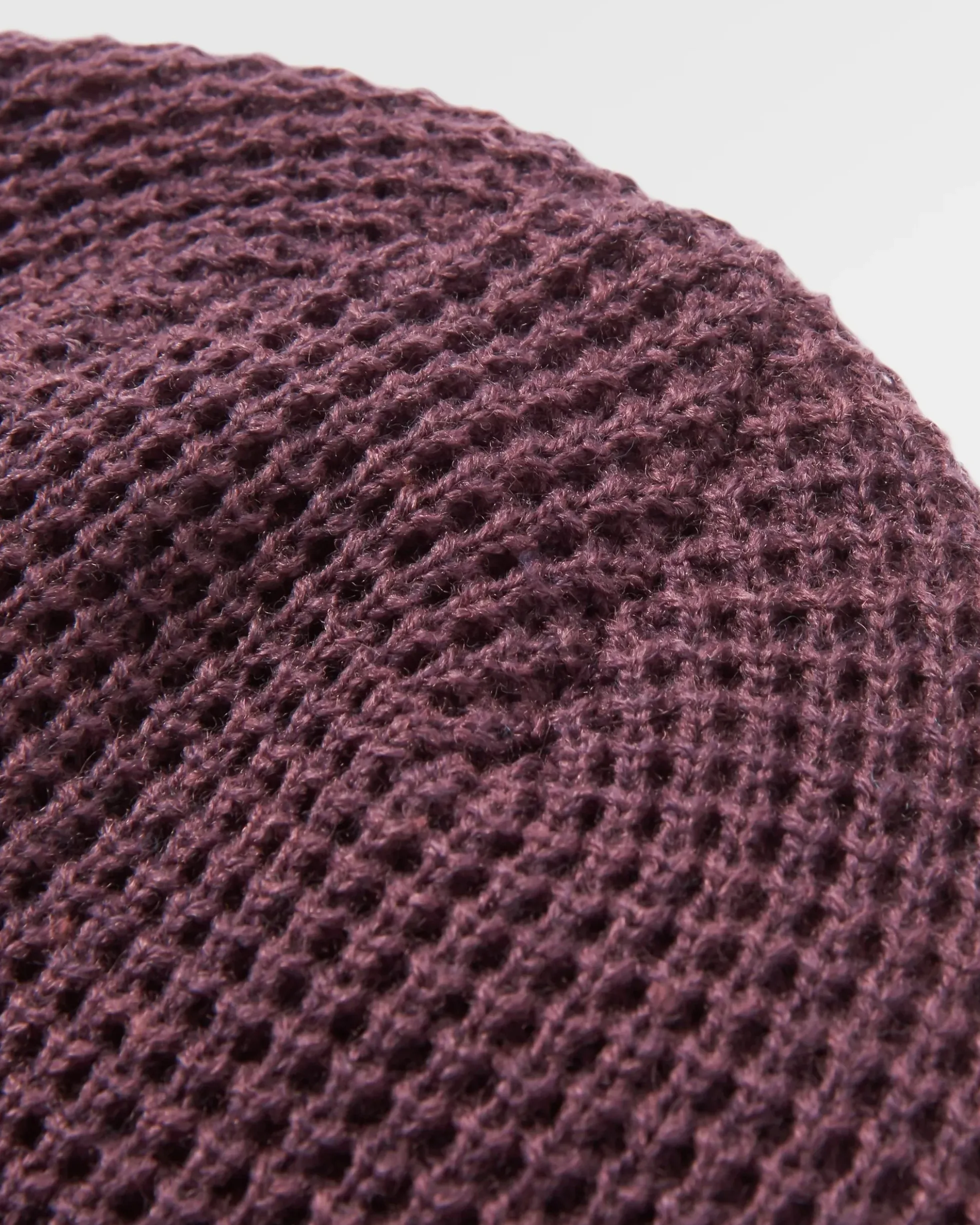 Moss Doppellagige Waffle-Beanie