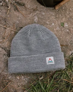 Moss Doppellagige Waffle-Beanie