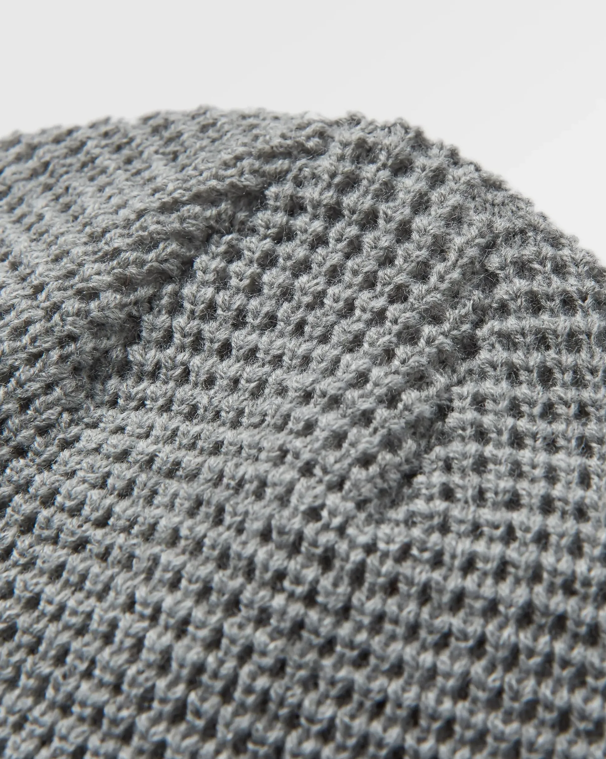 Moss Doppellagige Waffle-Beanie