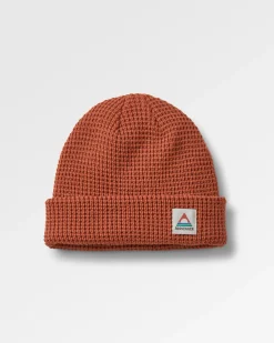 Moss Doppellagige Waffle-Beanie