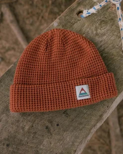 Moss Doppellagige Waffle-Beanie