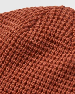 Moss Doppellagige Waffle-Beanie