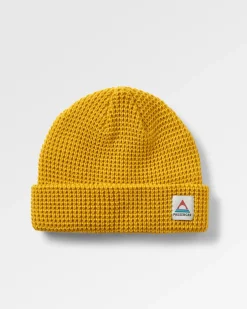 Moss Doppellagige Waffle-Beanie