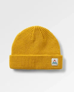 Moss Doppellagige Waffle-Beanie