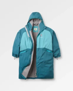 Riptide Leichter Surf-Poncho – Mediterran/Ozean-Türkis