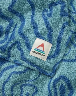 Shoreline Baumwollhandtuch-Poncho