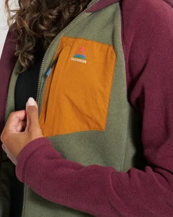 Sierrascape Damen Polartec® Fleece Kapuzenjacke