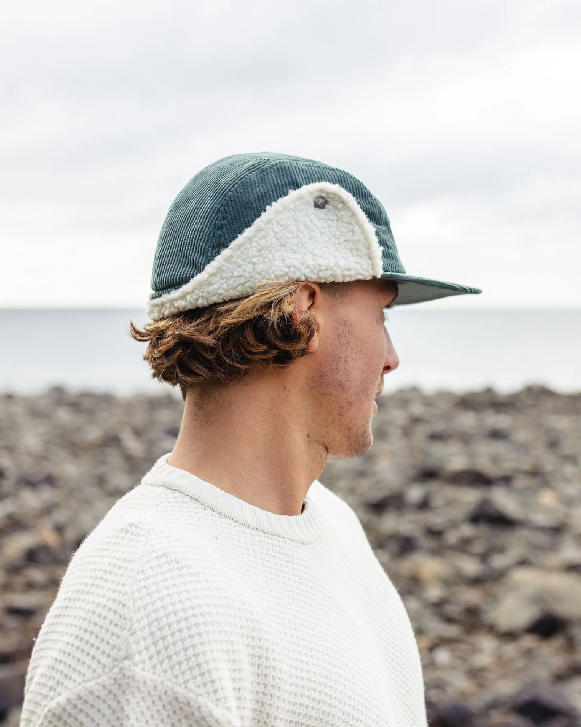 Twill Daytime Mütze mit Sherpa-Futter