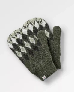 Wave Fleece Lined Mittens