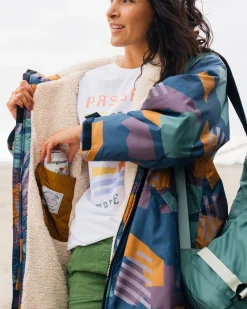 Waves Sherpa Lined Changing Robe
